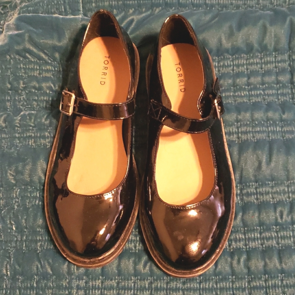 Torrid Patent Look Mary Janes